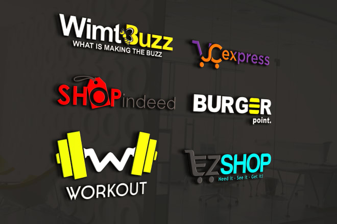 I will design amazon ecommerce shopify online store dropshipping retail logo design