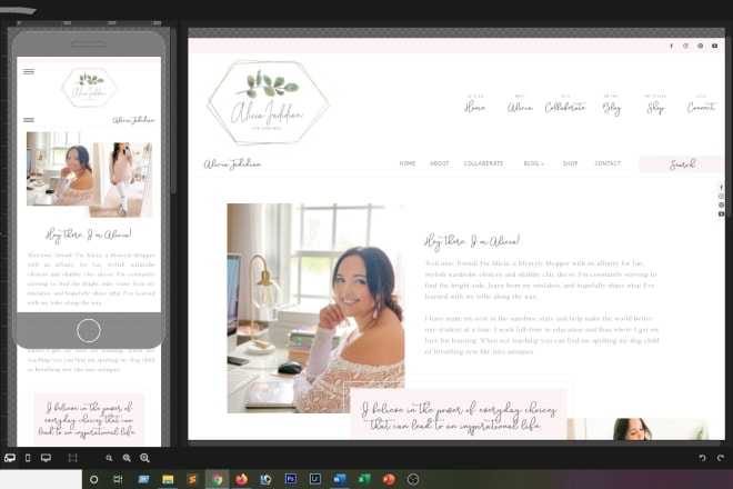 I will design and customize showit website or template