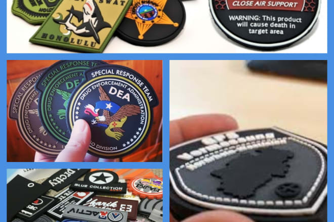 I will design and deliver custom pvc patches