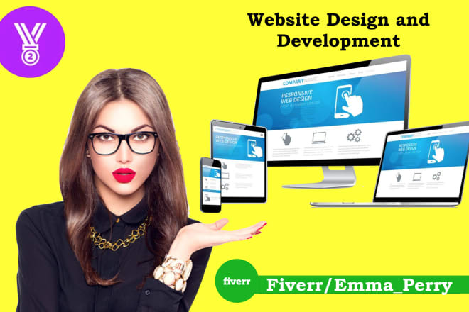 I will design and develop responsive website