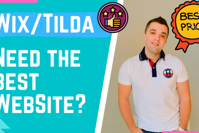 I will design and redesign wix or tilda website