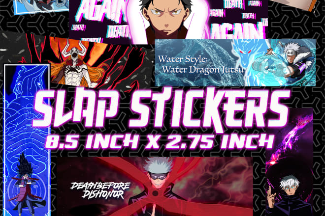 I will design anime stickers for you webstore and marketplace