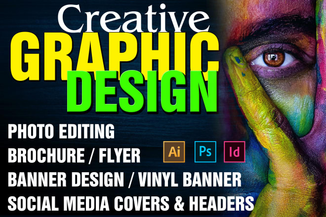 I will design any graphic design you need