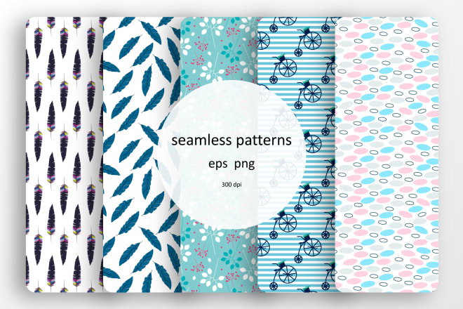 I will design attractive seamless patterns for you