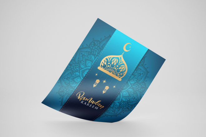I will design beautiful and attractive ramadan calendar