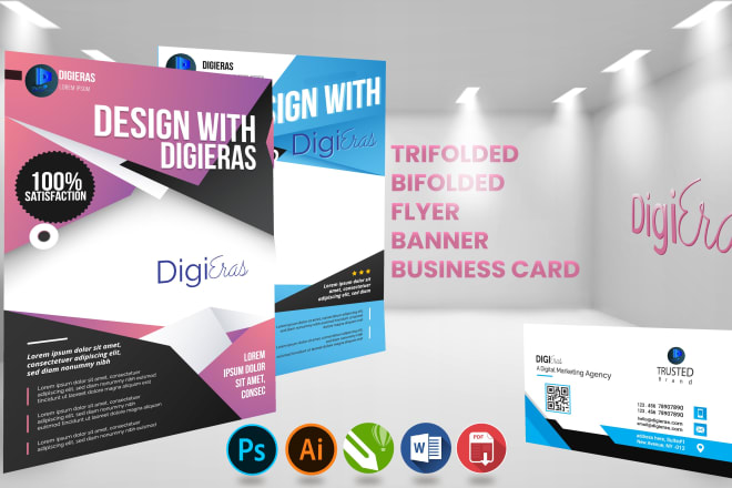 I will design brochure, flyer, poster design within 8 hours