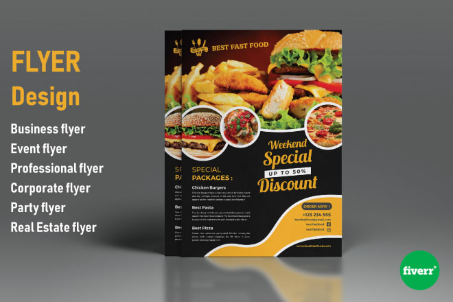 I will design business flyer, event flyer and poster