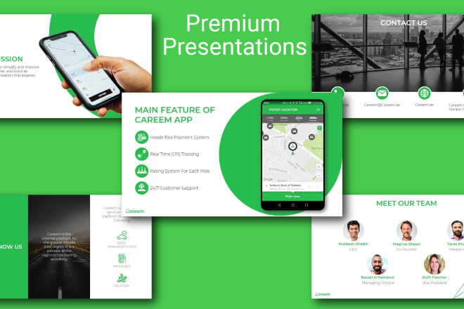 I will design business pitch deck presentation