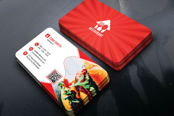 I will design cafe, food, restaurant business card in 24 hrs