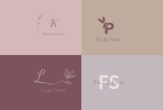 I will design chic and feminine logo