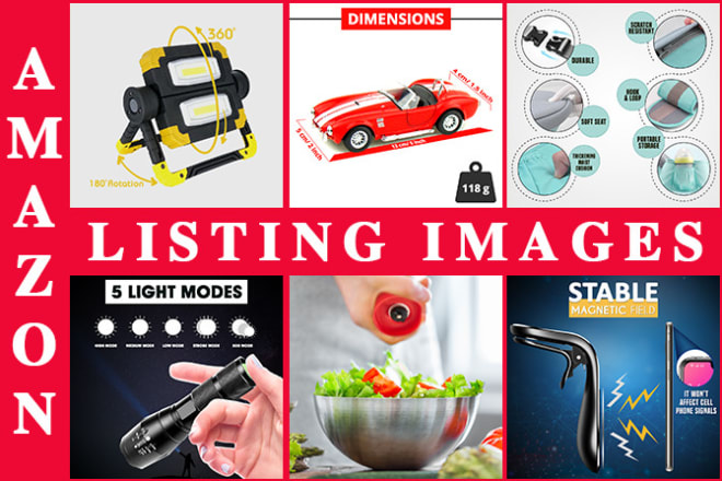 I will design converting amazon product listing images