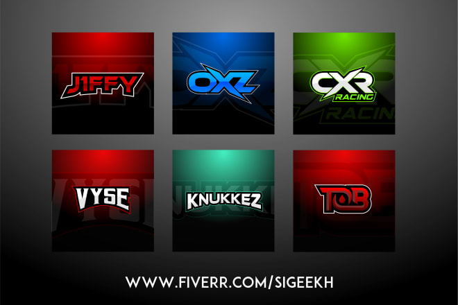 I will design cool esport logo with initials name in 24 hour