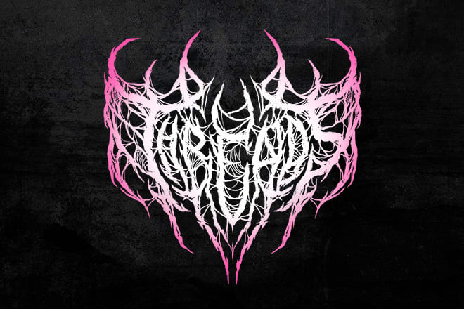 I will design custom deathcore death metal logo
