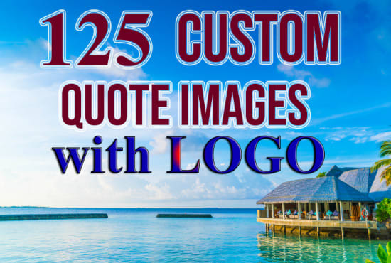 I will design custom quote images in any niche