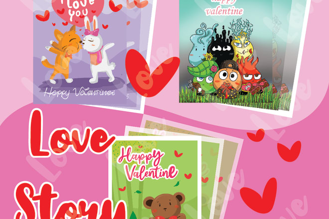 I will design cute character for greeting card,gift card,or postcard