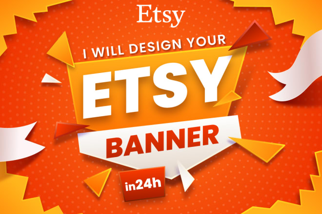 I will design elegant etsy shop cover banner in 24h