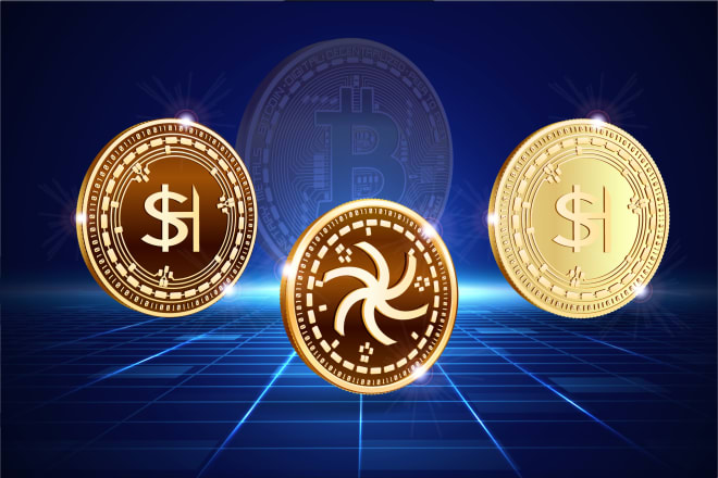 I will design gold coin, bitcoin, crypto coin, token, and cryptocurrency logo