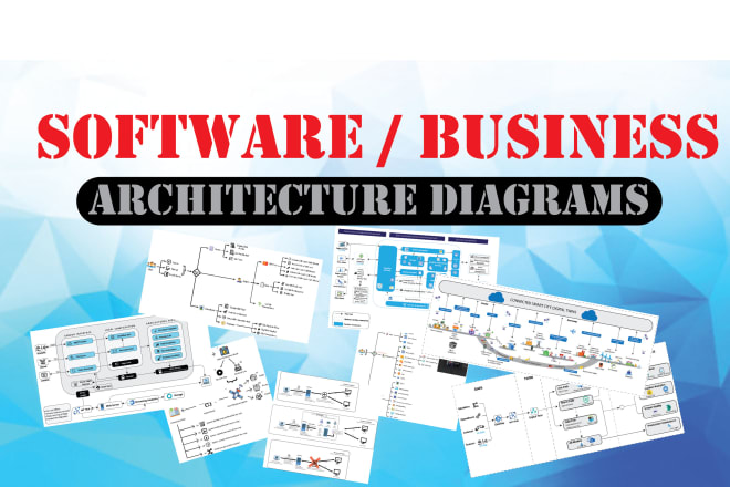 I will design high level software architecture diagrams
