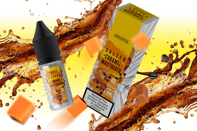 I will design label packaging for e liquid and vape products