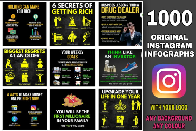 I will design money infographics for instagram