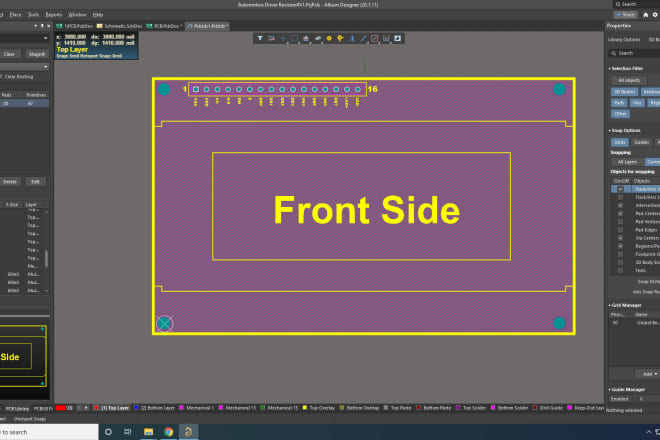 I will design pcb library symbols, footprints with 3d models and pcb multilayer layer