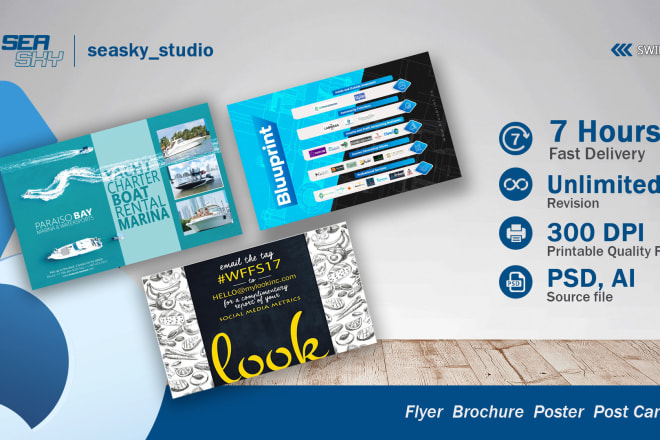 I will design professional company industrial flyer, brochure or banner