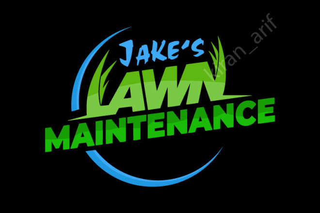 I will design professional lawn care and landscaping logo