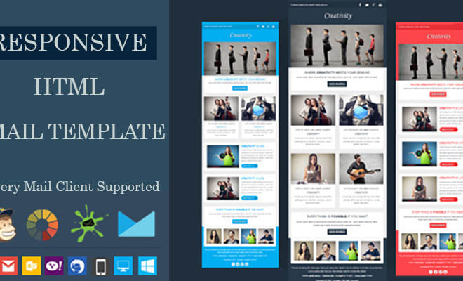 I will design responsive editable email template