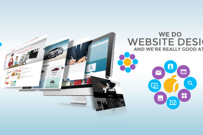 I will design responsive website with animations