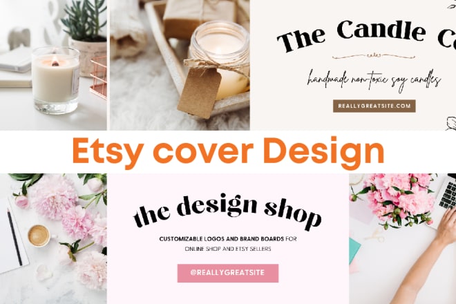 I will design sales generating etsy shop banner with logo