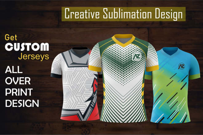I will design soccer jersey, hoodie, basketball kit, sublimation full print custom