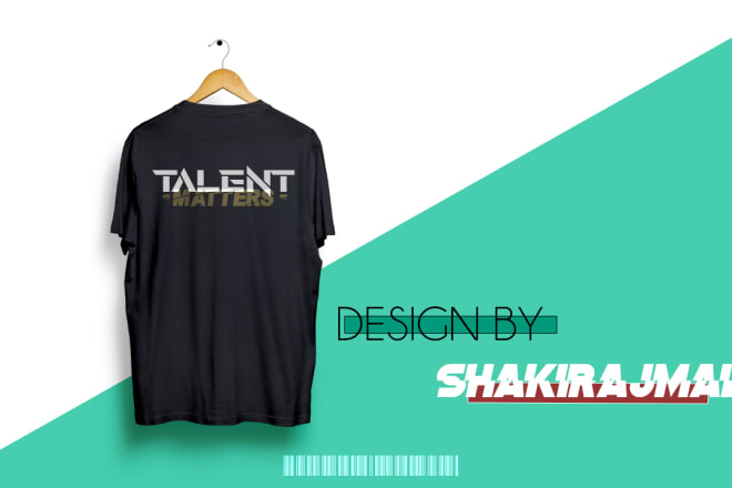 I will design typography, t shirt design, word art, and mockup