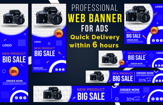 I will design web affiliate banner, google adwords, advertising banner