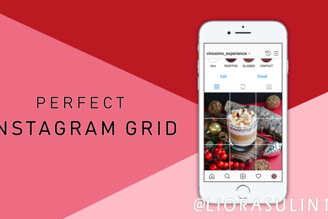 I will design you a perfect instagram grid