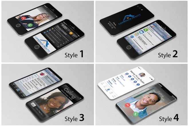 I will design you an iphone business card