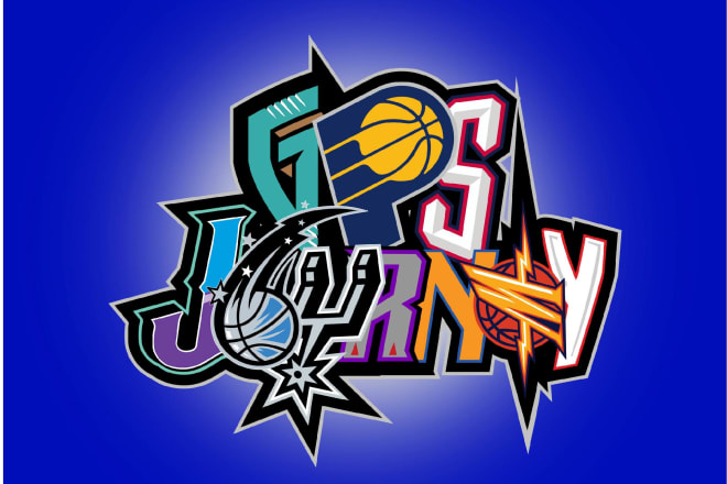 I will design your brand name using nba word logo, mlb, NFL and other sports