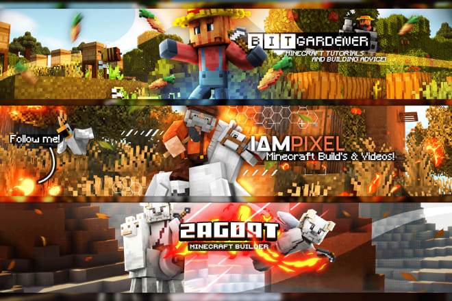 I will design your own minecraft banner