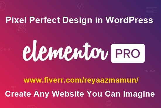 I will design your wordpress website using elementor pro