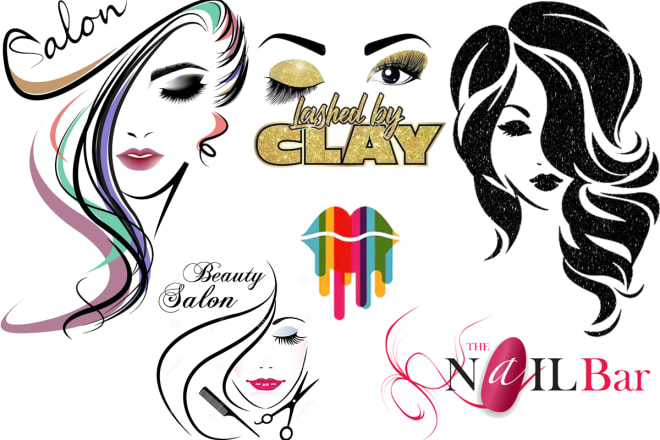 I will designe feminine glamourous elegant girly logo