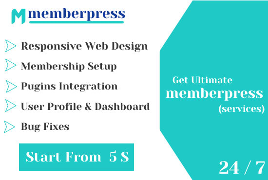 I will develop membership site with memberpress