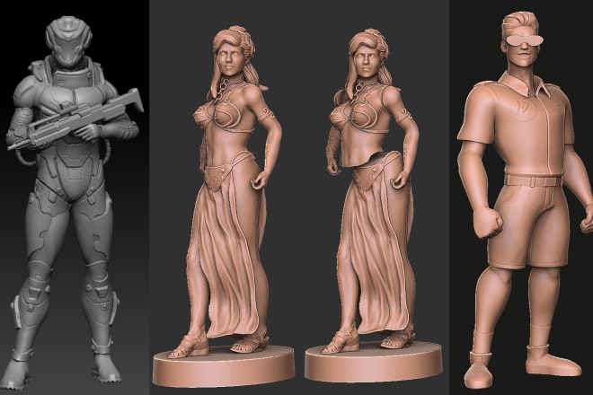I will do 3d sculpting for printing