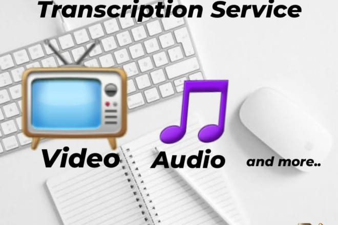 I will do accurate audio or video transcription services