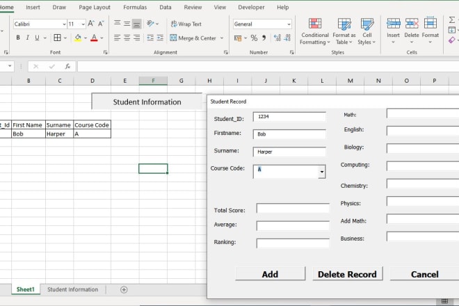 I will do advance microsoft excel work using excel features and formulae