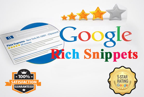 I will do advance schema markup, rich snippets and star rating