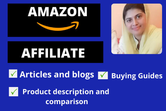 I will do amazon affiliate articles and buying guide writing