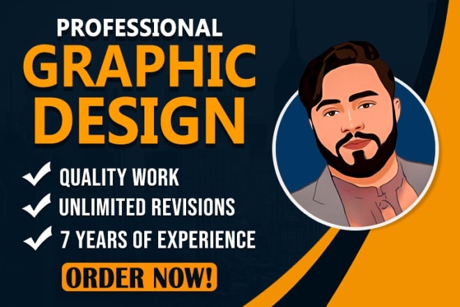 I will do any graphic design using adobe photoshop and illustrator