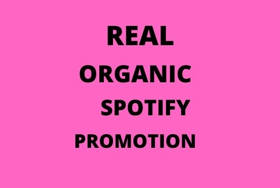 I will do best organic spotify music promotion playlist