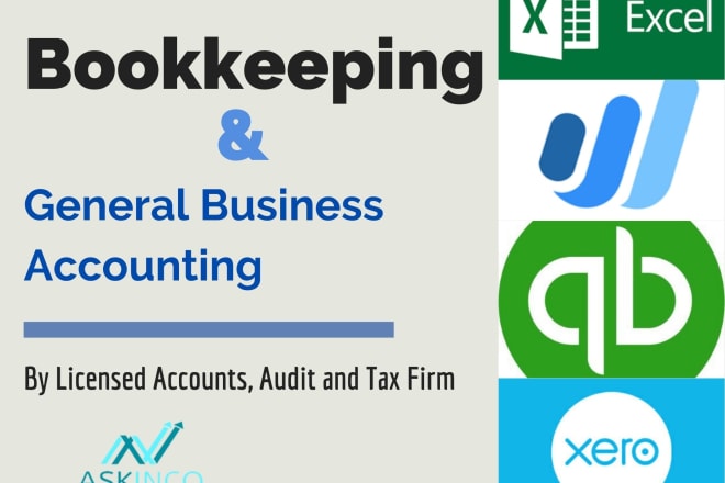 I will do bookkeeping, billing and all general accounting in excel, quickbooks and xero