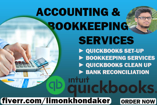 I will do bookkeeping, reconciliation and data entry in quickbooks online