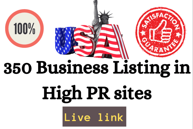 I will do business listing in 350 USA local citation sites